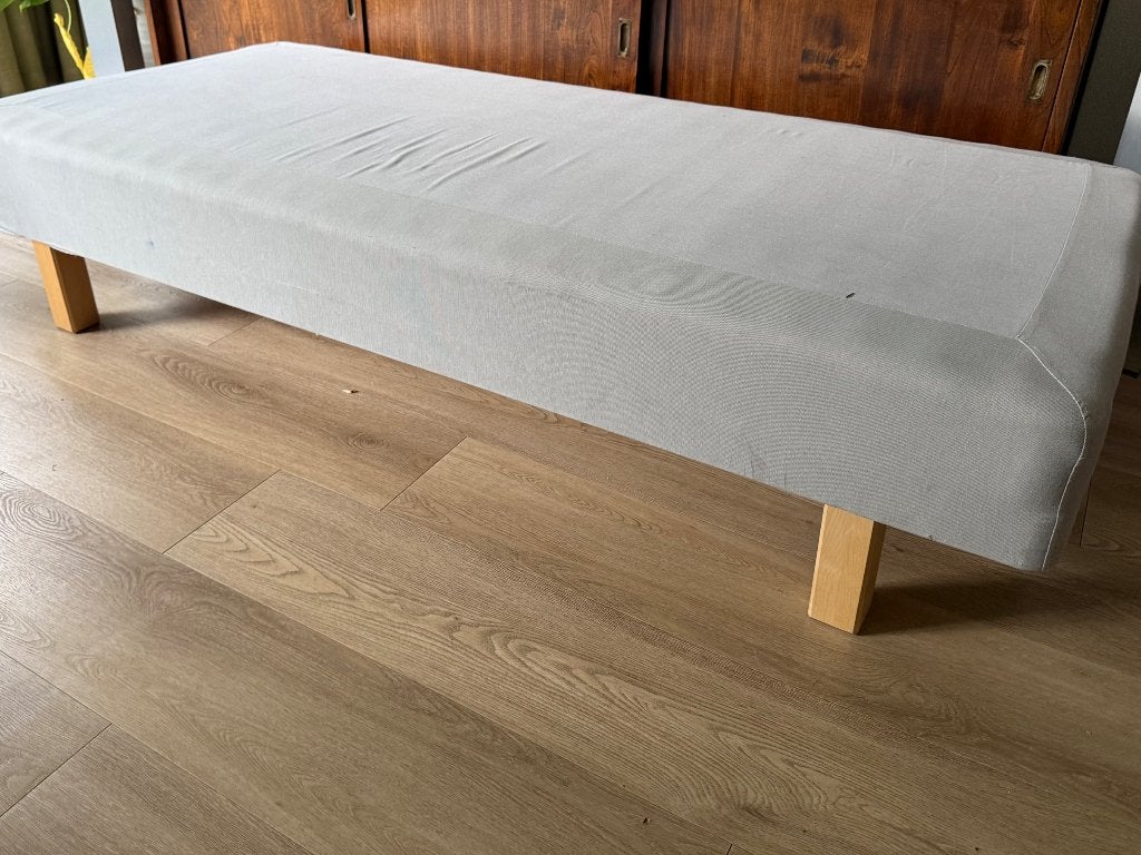 Ikea Espevar /Lyngor bed boxspring 90x200, Ophalen, Gebruikt, 90 cm, Eenpersoons