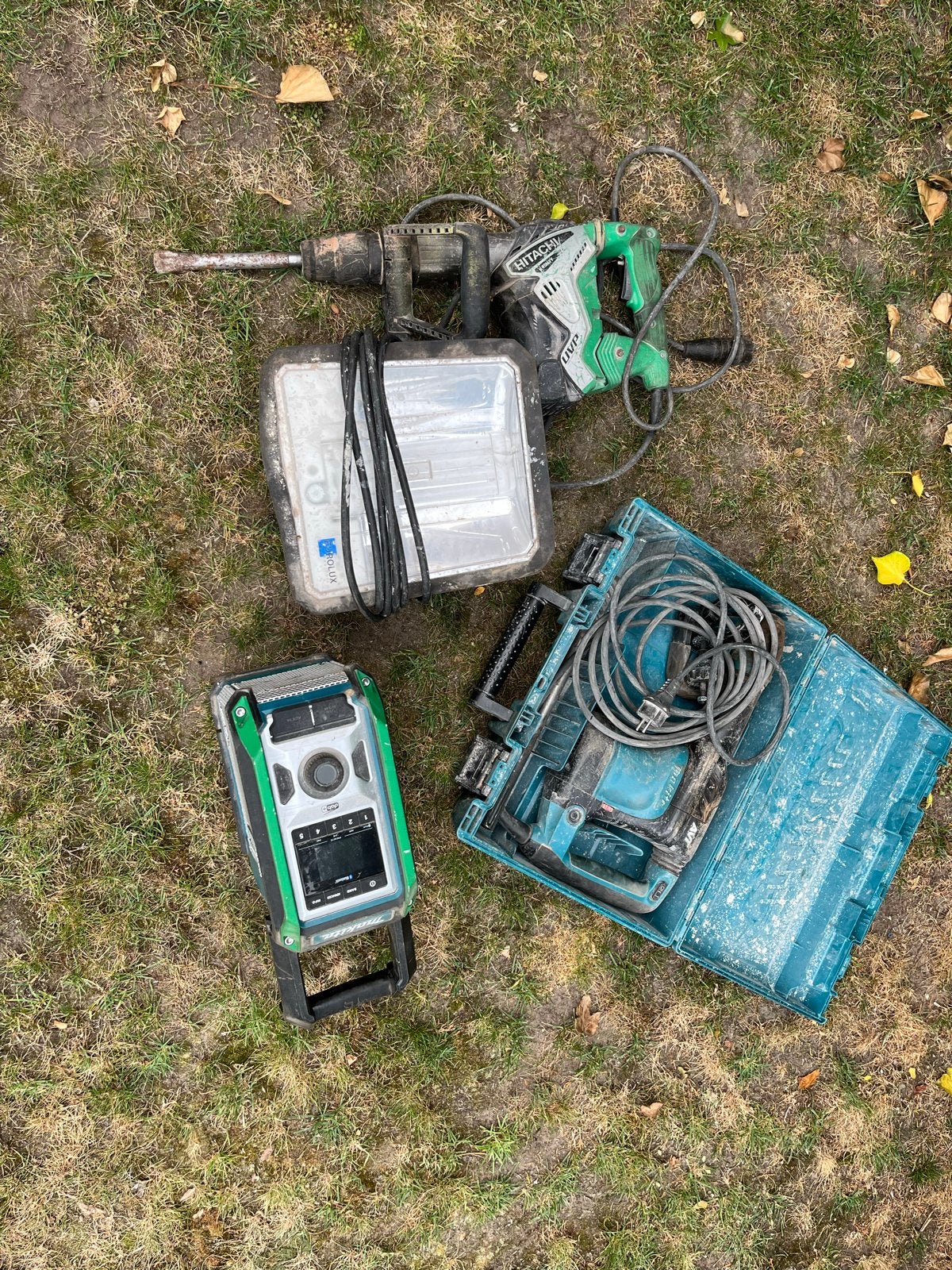 Defecte Makita HM0871C breekhamer en Hitachi boorhamer, Ophalen, Gebruikt, Overige typen, Makita