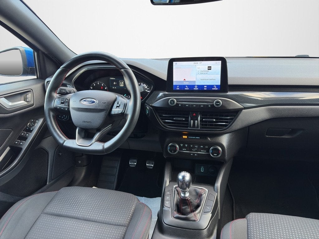 Ford Focus 1.0 EcoBoost ST Line B&O|Ford Onderhouden|Lane|NA, Auto's, 125 pk, Gebruikt, Blauw, Origineel Nederlands