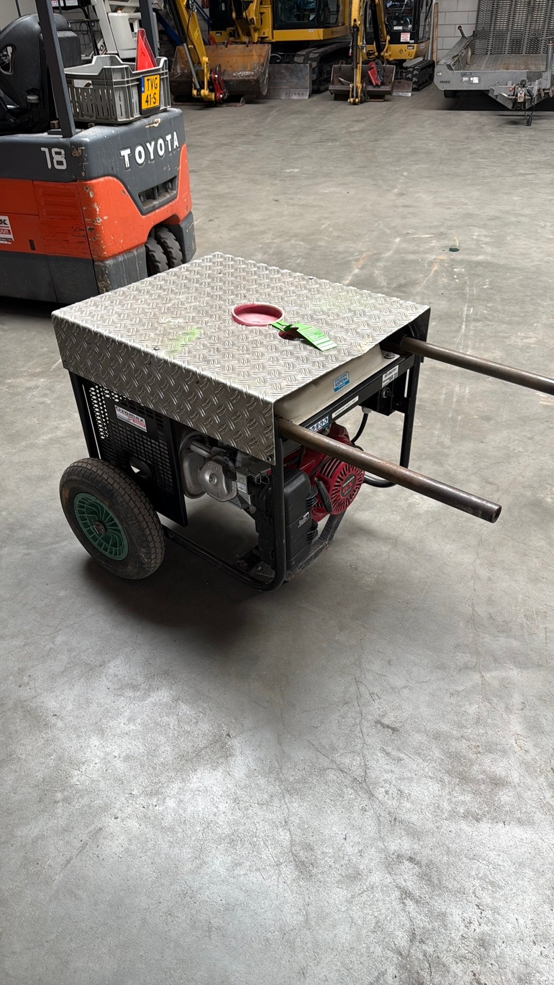 Europower 5kva EP6000LN aggregaat 4 takt, Ophalen