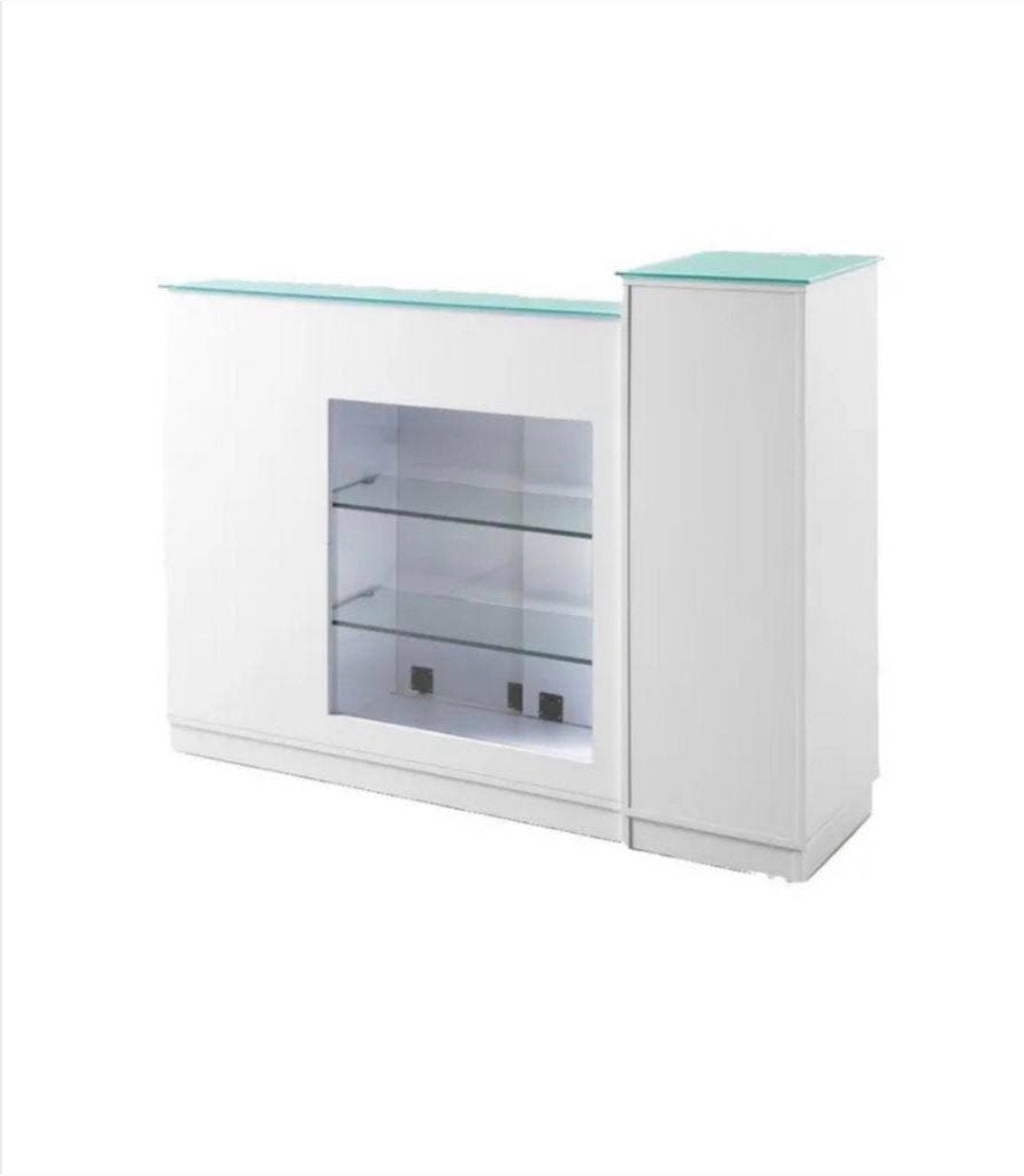 Stijlvolle en praktische kast met schuifdeuren, lades, Ophalen, Gebruikt, Glas
