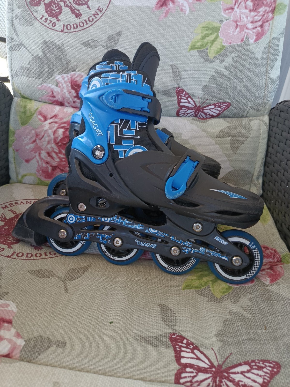 Mooi blauwe skeelers, Ophalen, Zo goed als nieuw
