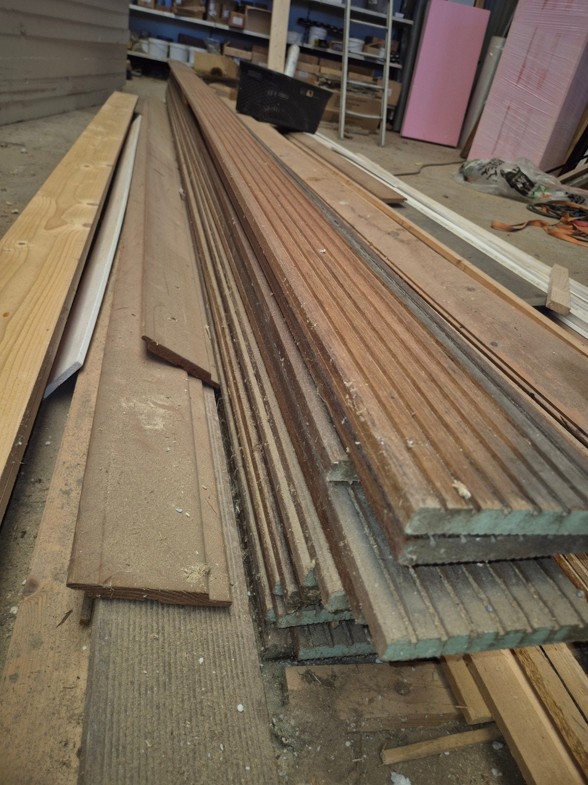 hardhouten vlonderplanken, Ophalen, Nieuw, 250 cm of meer, Planken