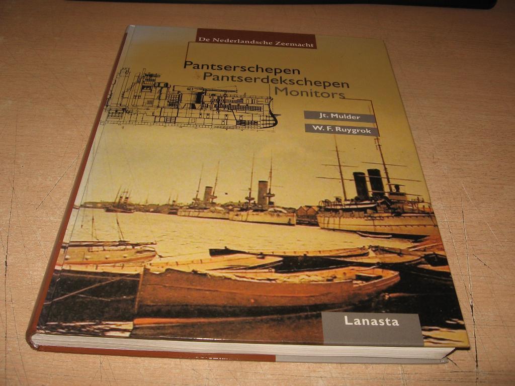 Jt.Mulder       Pantserschepen..Pantserdekschepen Monitors, Ophalen of Verzenden, Tweede Wereldoorlog, Zo goed als nieuw, Marine