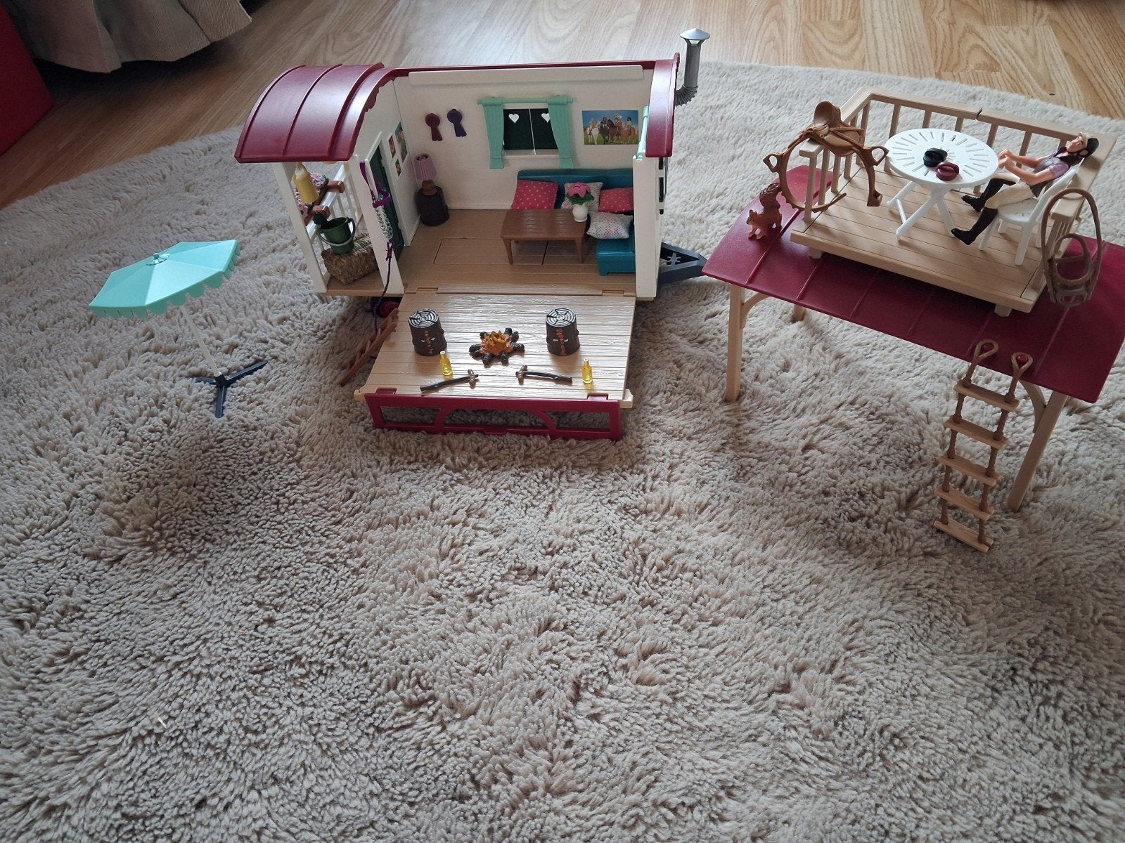 Schleich Caravan voor Paardenclub, Ophalen of Verzenden, Gebruikt