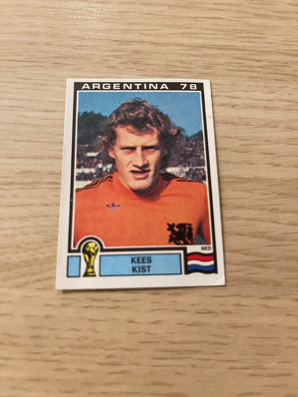 Kees Kist Nederland Panini 1978 WK Argentinie, Ophalen of Verzenden, Zo goed als nieuw, Sticker