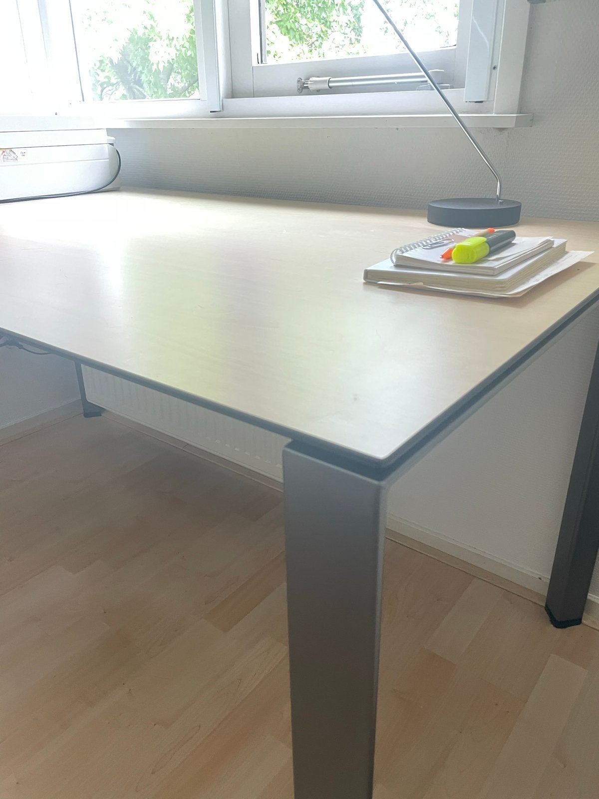Ruim bureau (160x80cm) met optionele bureaustoel, Ophalen, Gebruikt, Overige typen
