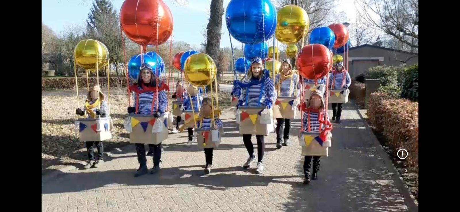 Loopgroep thema luchtballon, Ophalen, Zo goed als nieuw, Overige thema's, Kleding