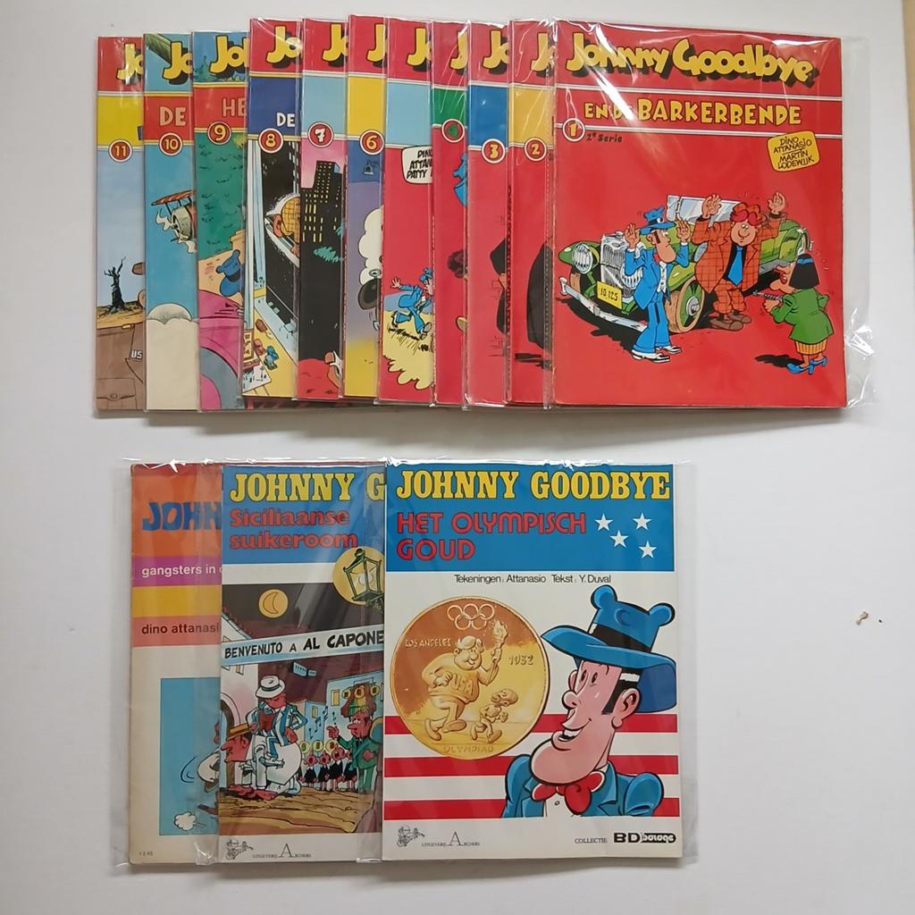 Johnny Goodbye compleet., Complete serie of reeks, Ophalen of Verzenden, Zo goed als nieuw
