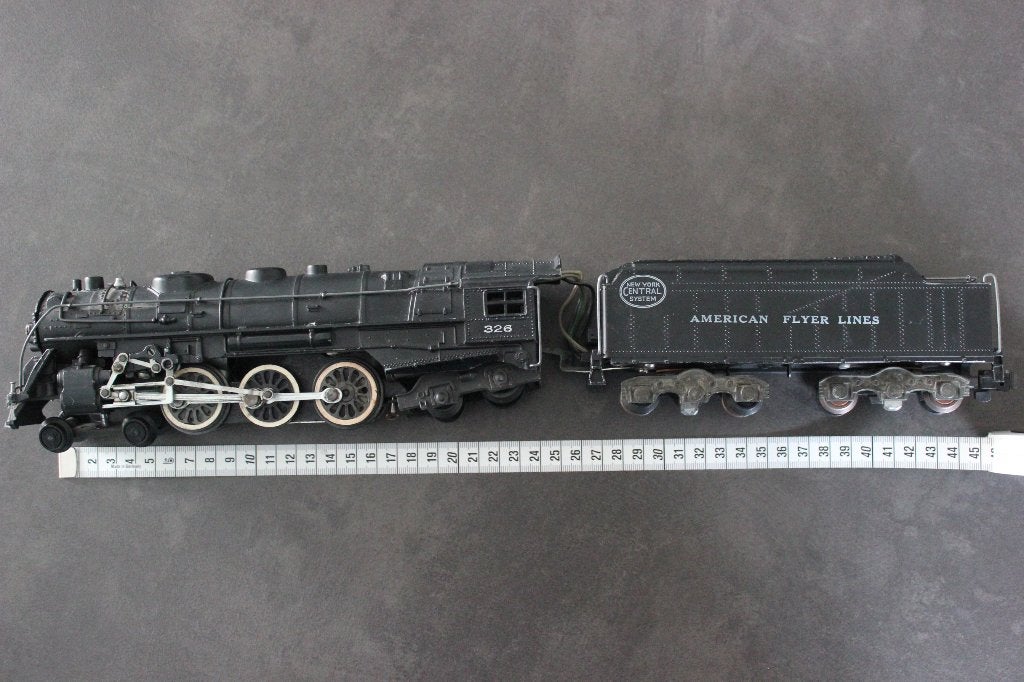 AMERICAN FLYER LINES SPOOR S GROTE STOOMLOCOMOTIEF TOP!, Overige merken, Gebruikt, Ophalen of Verzenden, Gelijkstroom