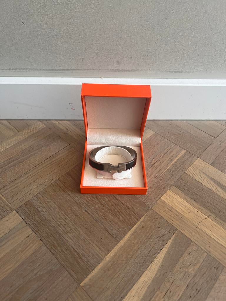 Hermes Armband hele set, Sieraden, Tassen en Uiterlijk, Armbanden, Ophalen of Verzenden, Nieuw, Zwart, Zilver