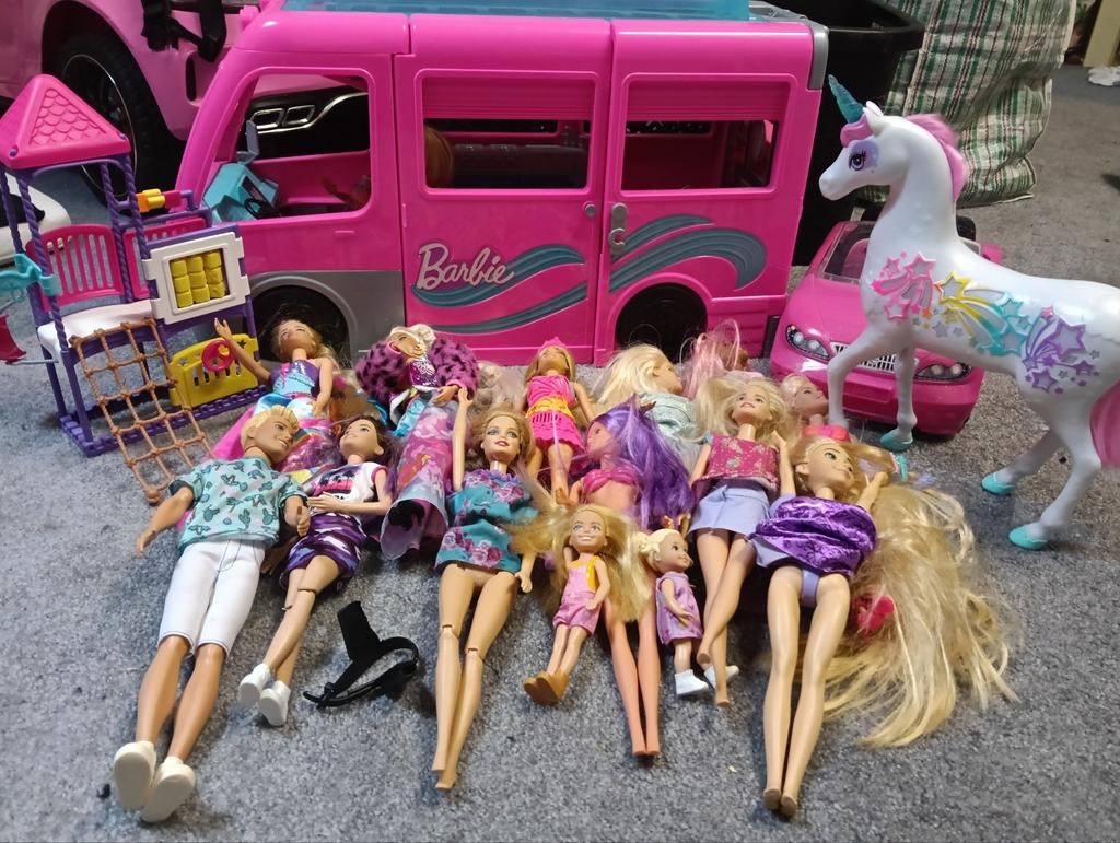 Barbie set zo goed als nieuw., Ophalen of Verzenden, Zo goed als nieuw, Barbie