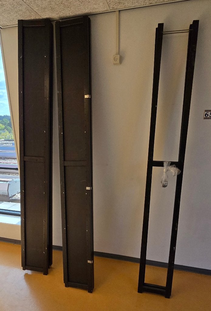 lundia planken 50x30 en staanders zwart en wit, Huis en Inrichting, Ophalen, Gebruikt, Lundia, Info@lundia.nl