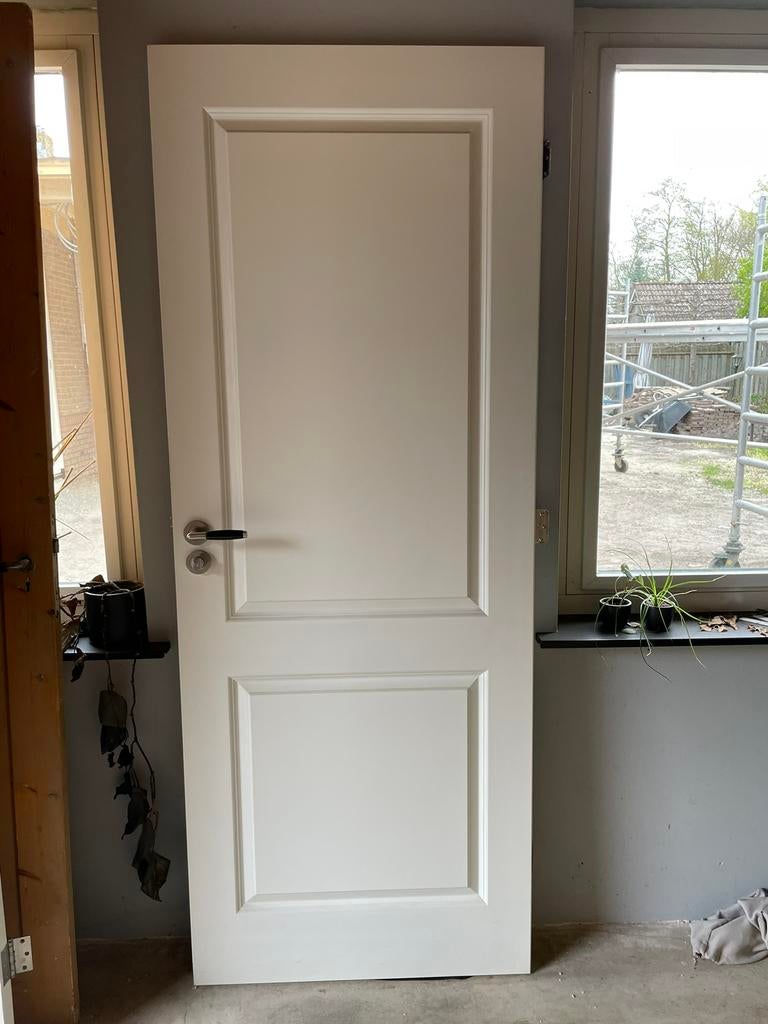 3x Jaren '30 paneeldeur boarddeuren, twee vaks, Ophalen, Gebruikt, Minder dan 80 cm, Binnendeur