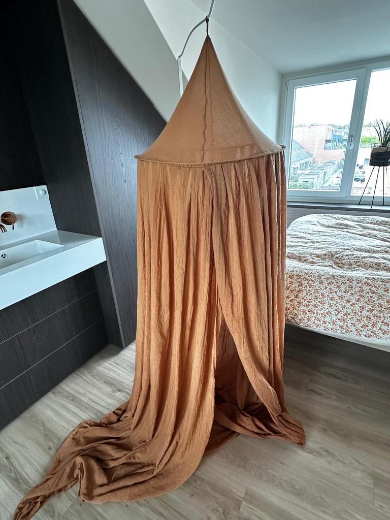 Mooie bruine klamboe voor een sfeervolle slaapkamer, Ophalen, Gebruikt, Klamboe