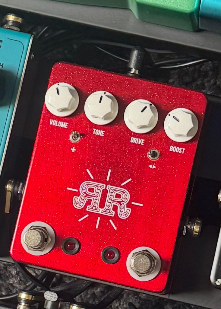 JHS Ruby Red Overdrive/Boost Gitaarpedaal, Ophalen of Verzenden, Zo goed als nieuw, Distortion, Overdrive of Fuzz