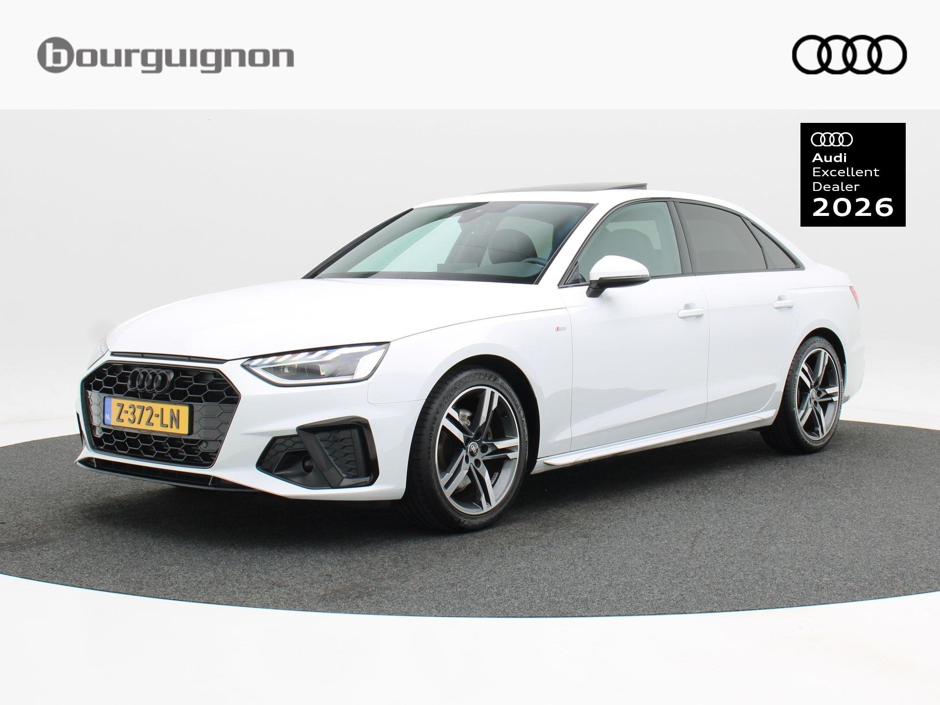 Audi A4 Limousine 35 TFSi S-Line Competition 150 Pk Automaat, Auto's, Dealer onderhouden, Gebruikt, 4 cilinders, Origineel Nederlands