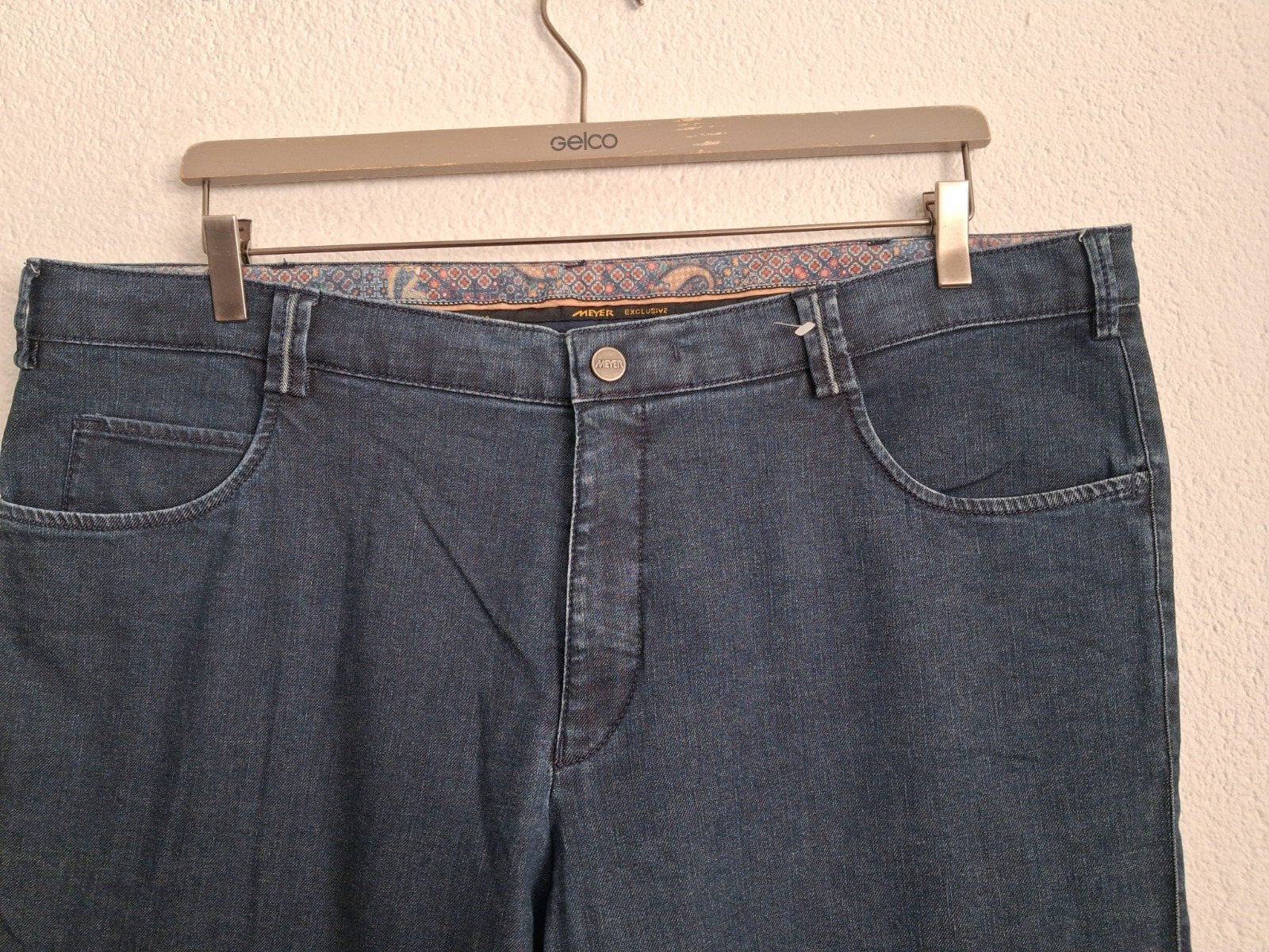 MEYER EXCLUSIVE Dubai Jeans - Maat W42 (confectie 58), Blauw, Ophalen of Verzenden, Zo goed als nieuw, W40 - W42 (confectie 56/58)