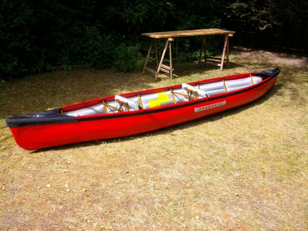 Pakboat Puffin II 1 en 2 persoons kajak - kano vouwboot, Ophalen of Verzenden, Opblaasbaar, Zo goed als nieuw, 2-persoons