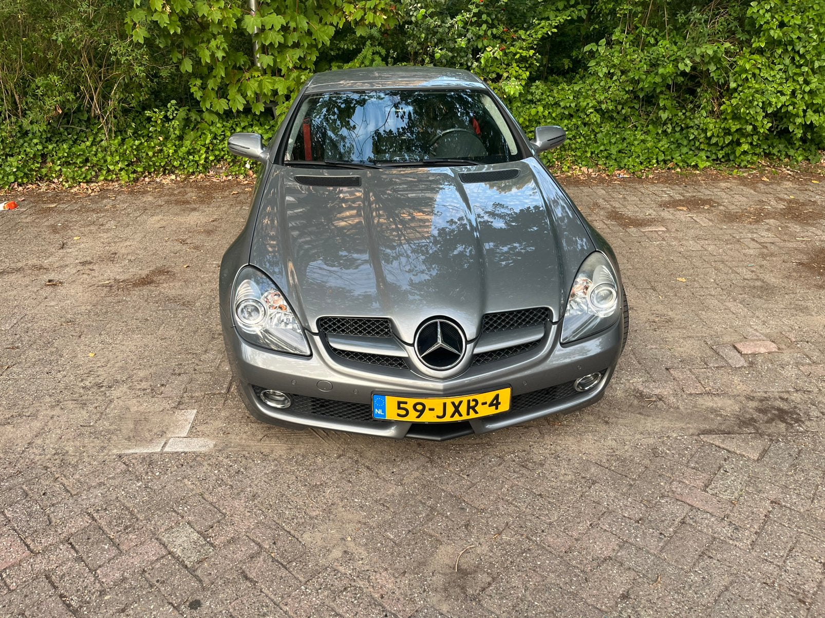Mercedes-Benz SLK 1.8 Slk200 Kompr Roadster AUT 2009 Grijs, Achterwielaandrijving, 4 cilinders, Cabriolet, 1796 cc