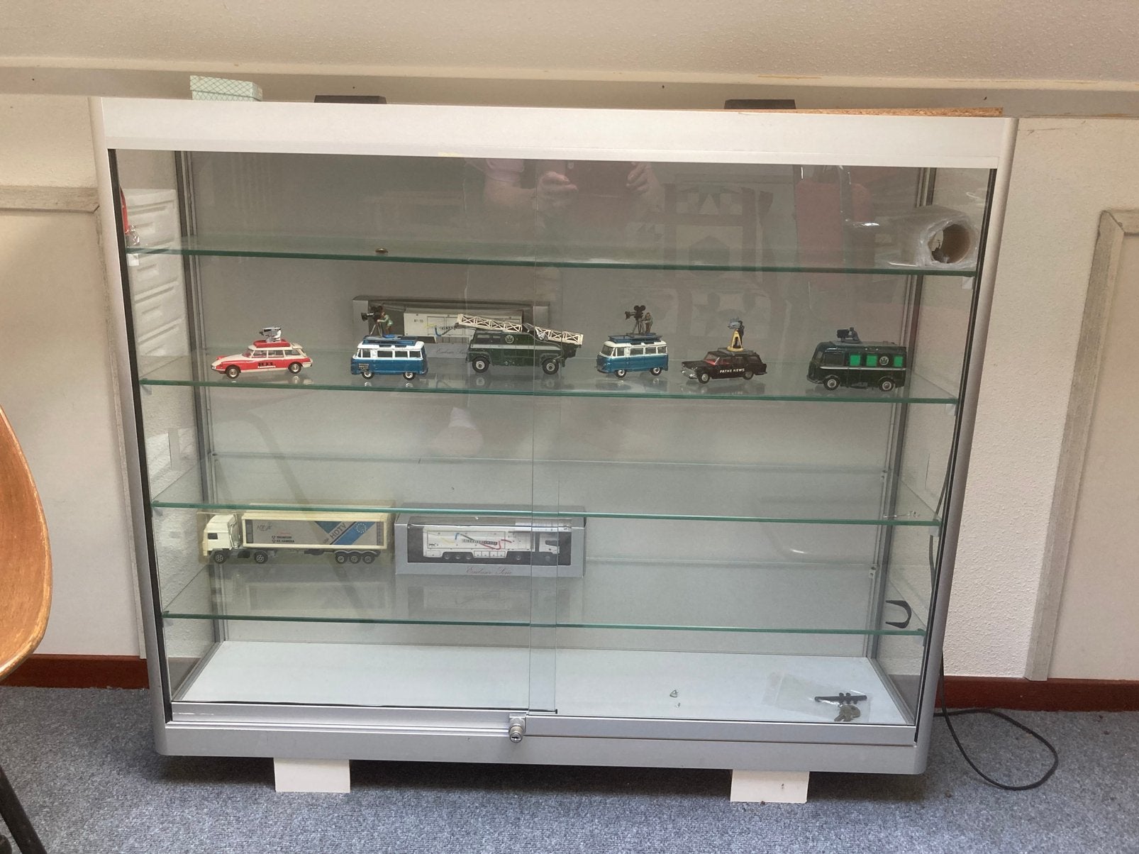 Prachtige vitrine, Ophalen of Verzenden, Zo goed als nieuw, 25 tot 50 cm, 50 tot 100 cm