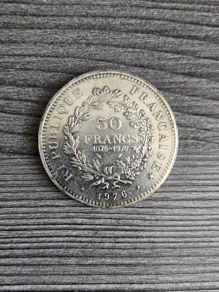 Oude replica / valse Franse 50 francs 1976  curiosa, Postzegels en Munten, Munten | Nederland, Ophalen of Verzenden, Vóór koninkrijk