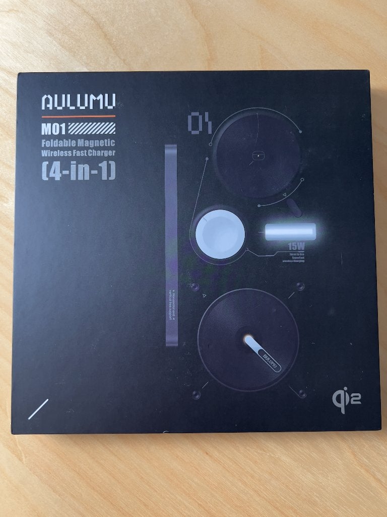 Aulumu M01 4-in-1 opvouwbaar draadloos laadstation, Telecommunicatie, Mobiele telefoons | Telefoon-opladers, USB-C, Oplaadstation