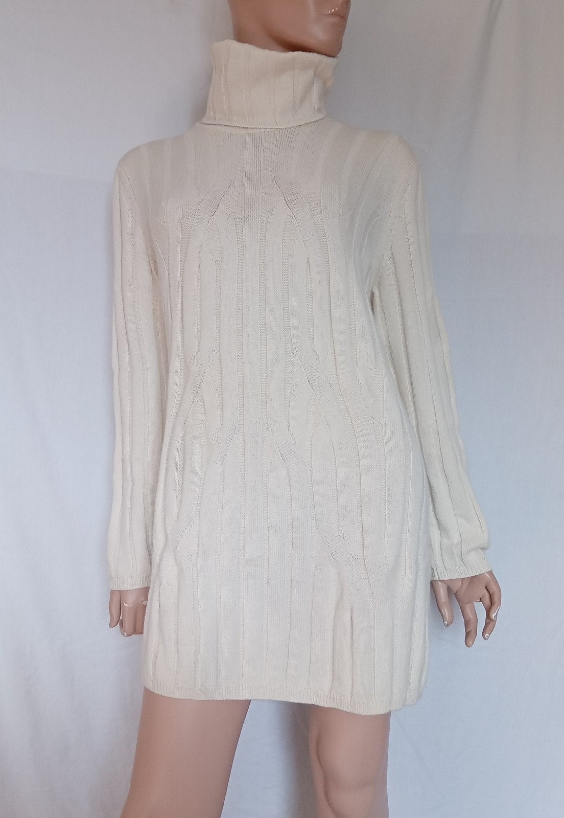 LA TRICOT PERUGIA Trui , Maat 44 , Wol , CASHMERE , ZIJDE, Ophalen, Zo goed als nieuw, Maat 42/44 (L), Wit