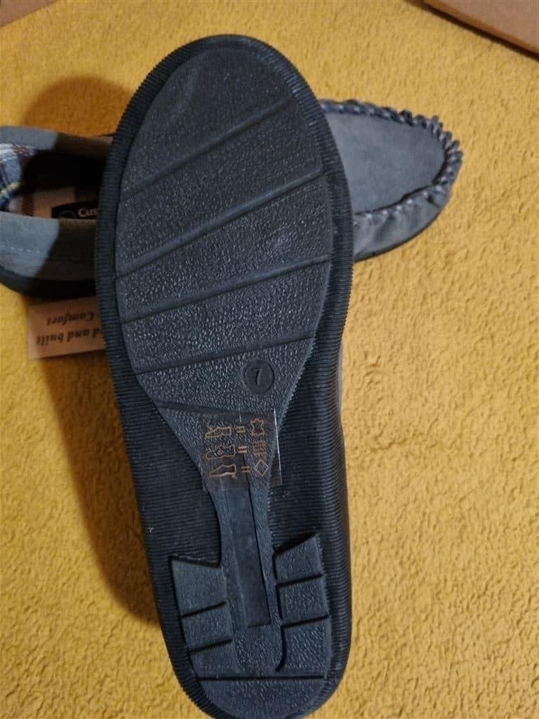 Foto 5 van Cushion-Walk flexible comfort Suede Moccasin slippers grijs