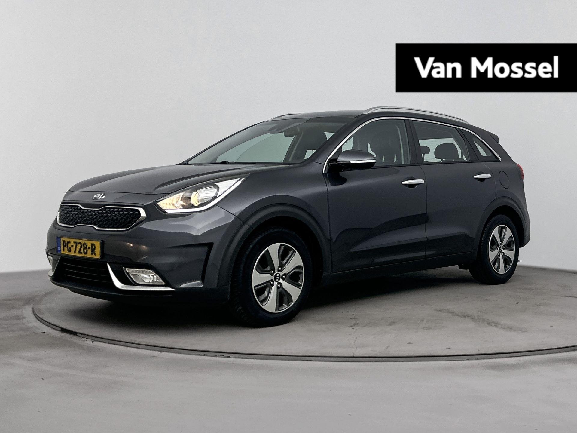 Kia Niro 1.6 GDi 140Pk Hybrid First Edition | Apple Carplay/, Auto's, Gebruikt, 2 kWh, Leder en Stof, Origineel Nederlands