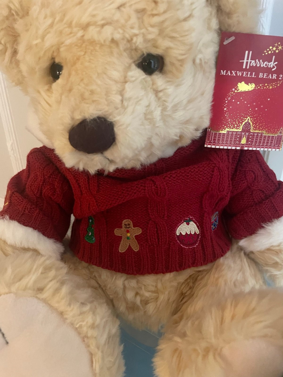 Harrods Maxwell Bear 2009 - als nieuw, Overige merken, Beer, Nieuw, Ophalen of Verzenden