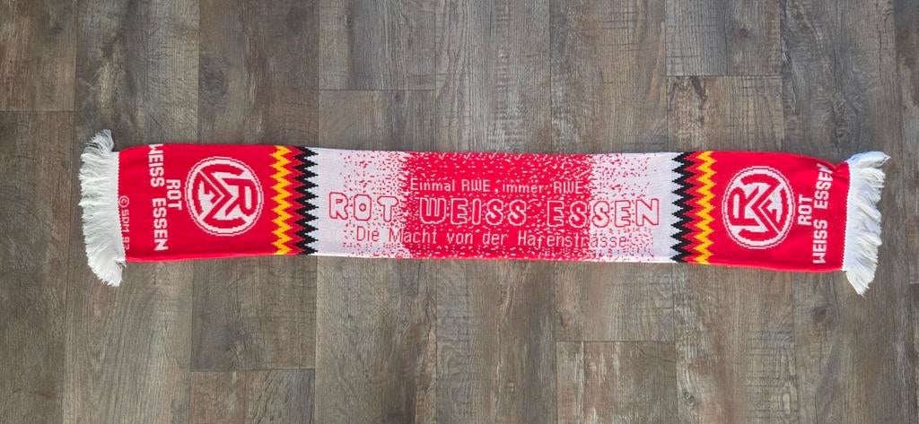 Sjaal Rot Weiss Essen, Ophalen of Verzenden, Zo goed als nieuw, Buitenlandse clubs, Vaantje of Sjaal
