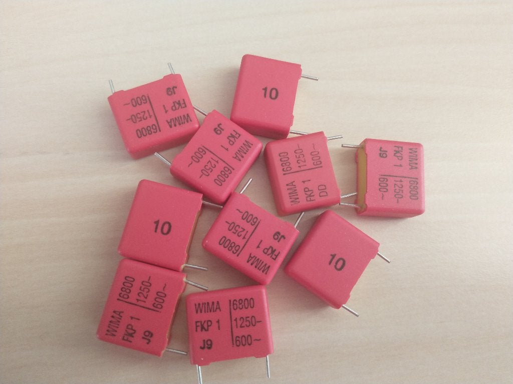 Wima FKP1 6800pf 1250v (Nieuw), Ophalen of Verzenden, Nieuw