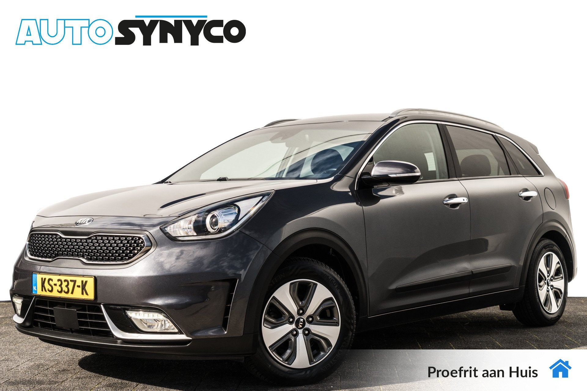 Kia Niro 1.6 GDi Hybrid BusinessLine I Zwart Leder I Trekhaa