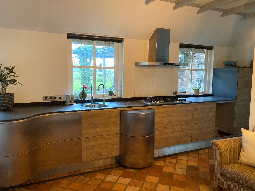 Italiaanse topkeuken Valcucine - zelf (deels) demonteren, Ophalen, Gebruikt, Enkelwandige keuken, Greeploos