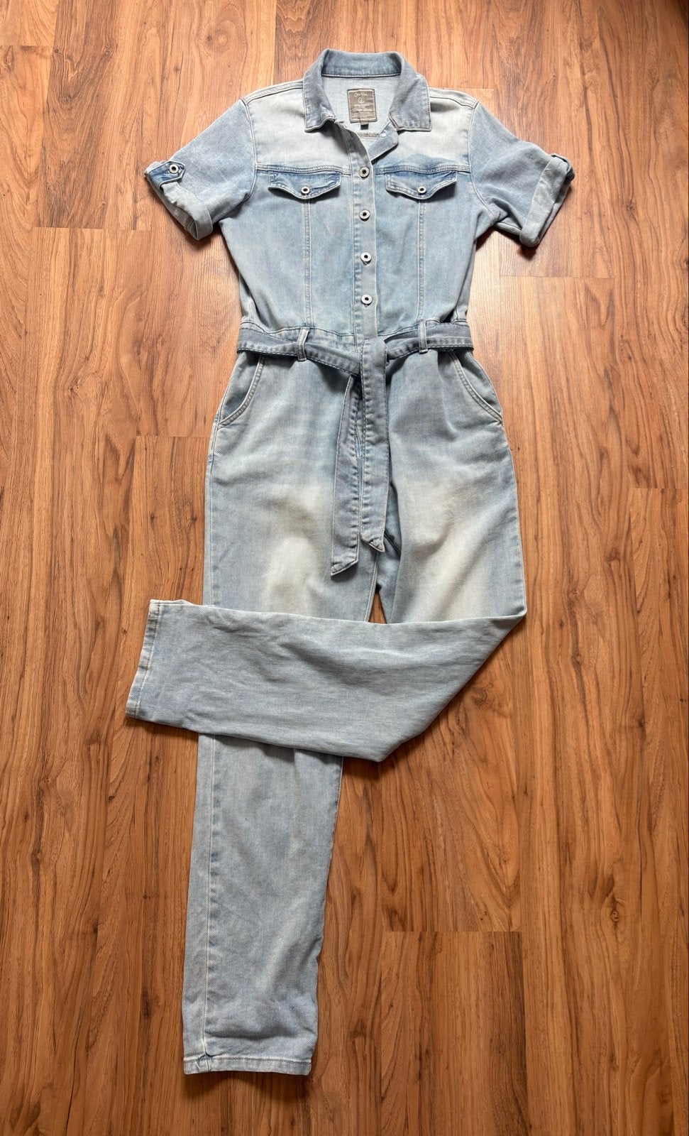 Geisha spijkerpak / jumpsuit maat 36, Ophalen of Verzenden, Zo goed als nieuw, Maat 36 (S), Blauw
