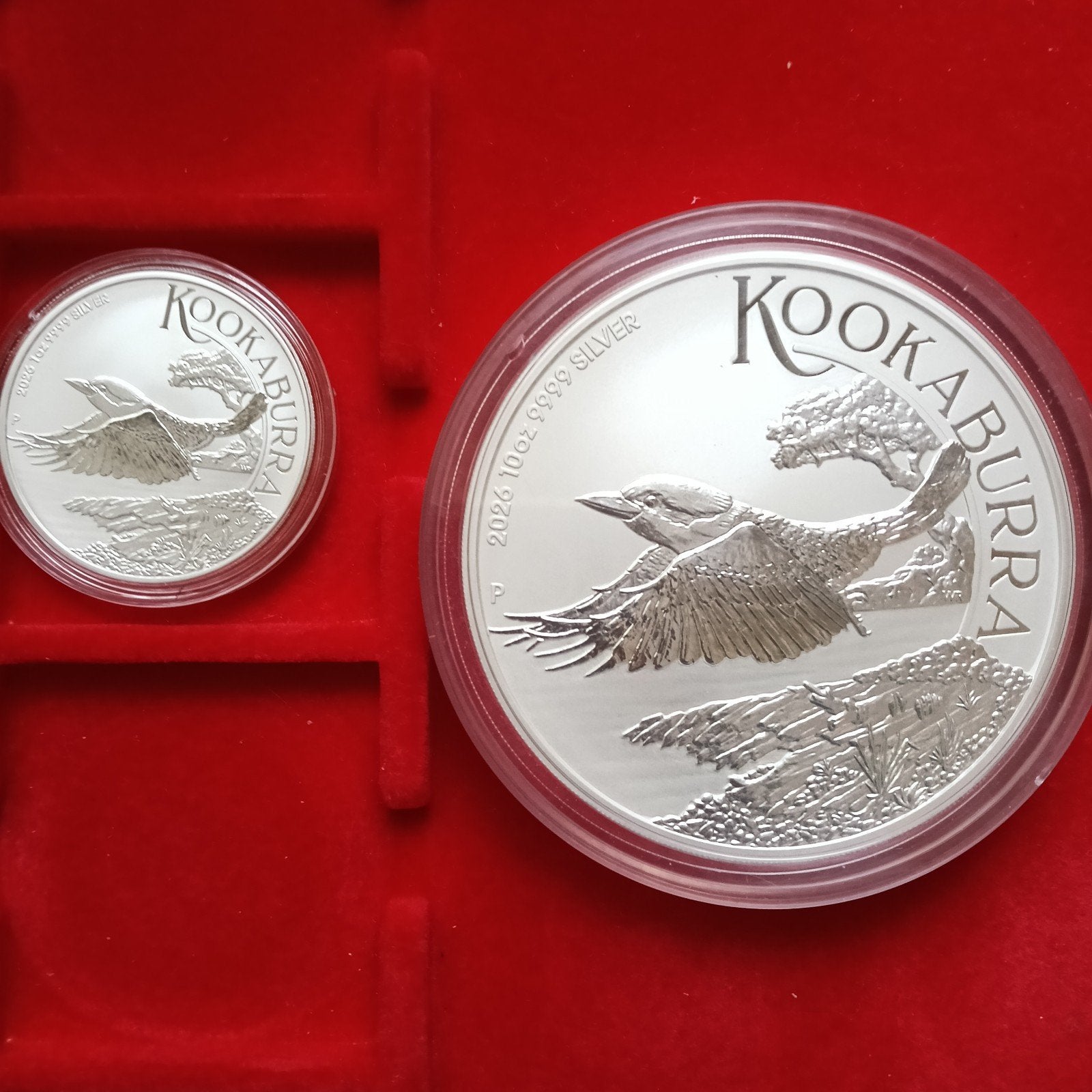 Zilveren Kookaburra Munten 1 oz-2 oz-10oz-kg, Ophalen of Verzenden, Zilver