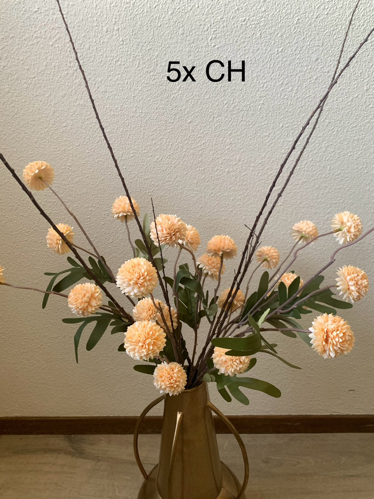 5 prachtige dahlia/pompom takken nieuw CH, Huis en Inrichting, Woonaccessoires | Droogbloemen, Ophalen of Verzenden, Nieuw