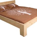 NIEUW Massief STEVIG blank houten bed, ELKE maat leverbaar!, Overige kleuren, 200 cm, Hout, Strak - modern