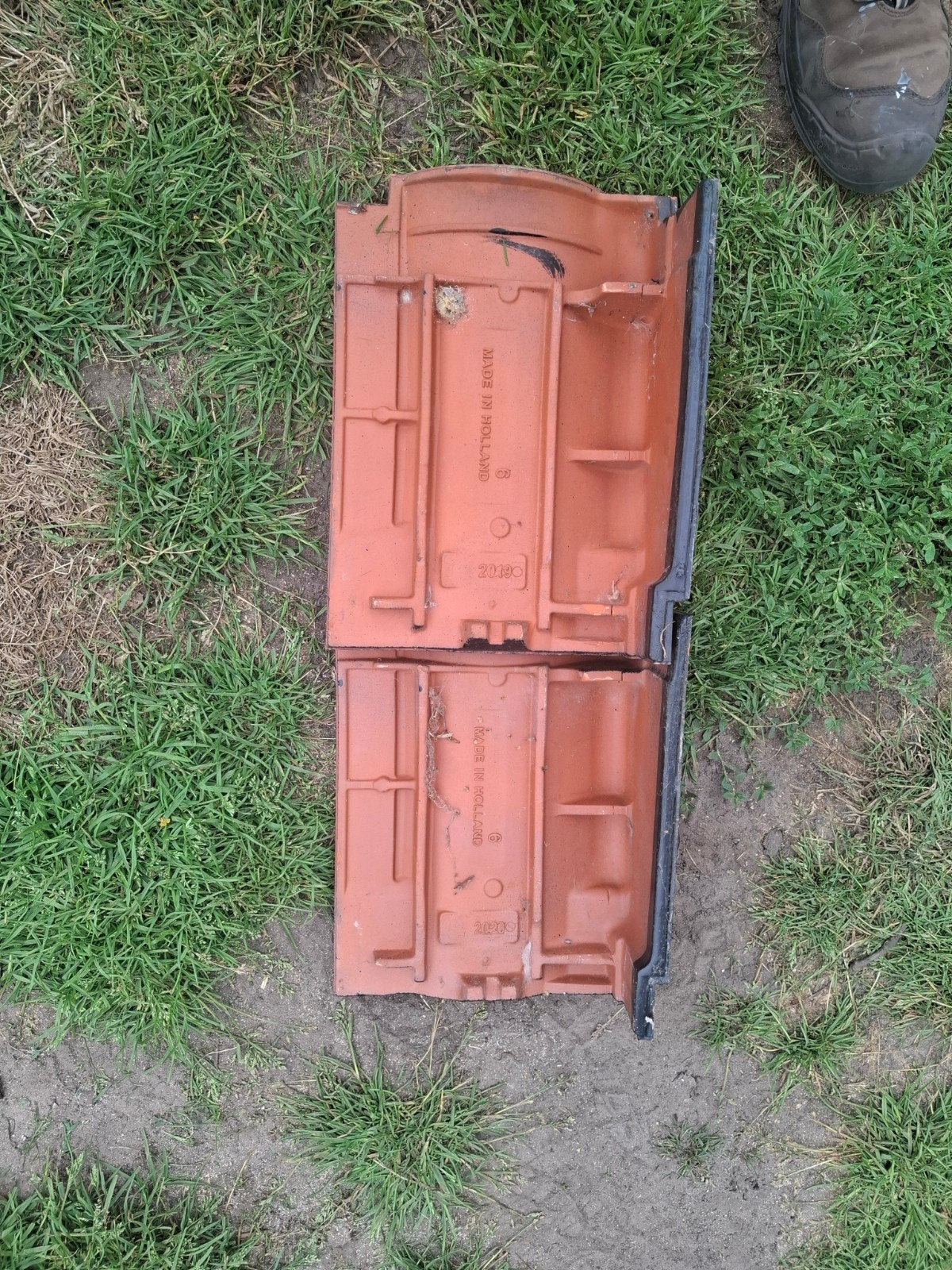 Monier Hoek Dakpan Vorst Rechts Zwart Mat Geglazuurd (5 st.), Doe-het-zelf en Verbouw, Ophalen