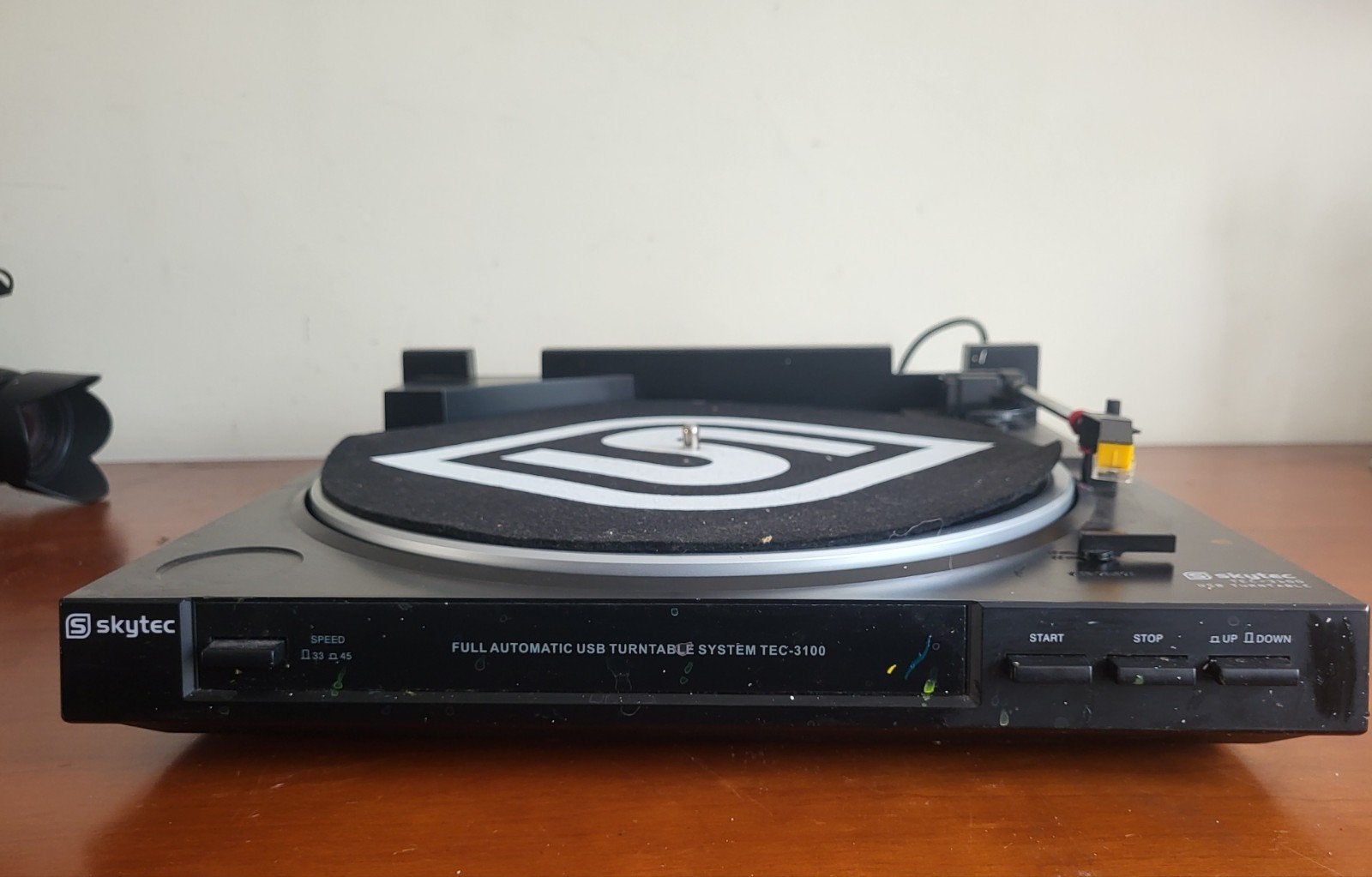 Skytec TEC-3100 Volautomatische USB Platenspeler, Overige merken, Gebruikt, Ophalen of Verzenden, Automatisch