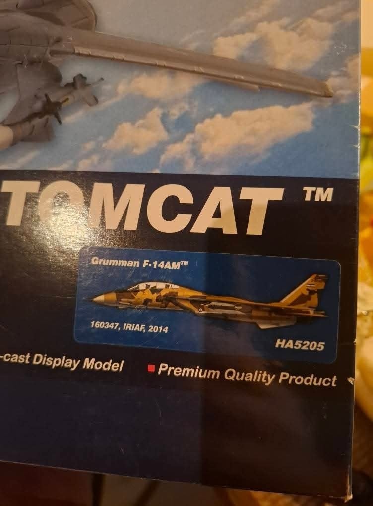 Hobbymaster F-14A IRIAF 1/72, Overige merken, Ophalen of Verzenden, Zo goed als nieuw, Groter dan 1:72