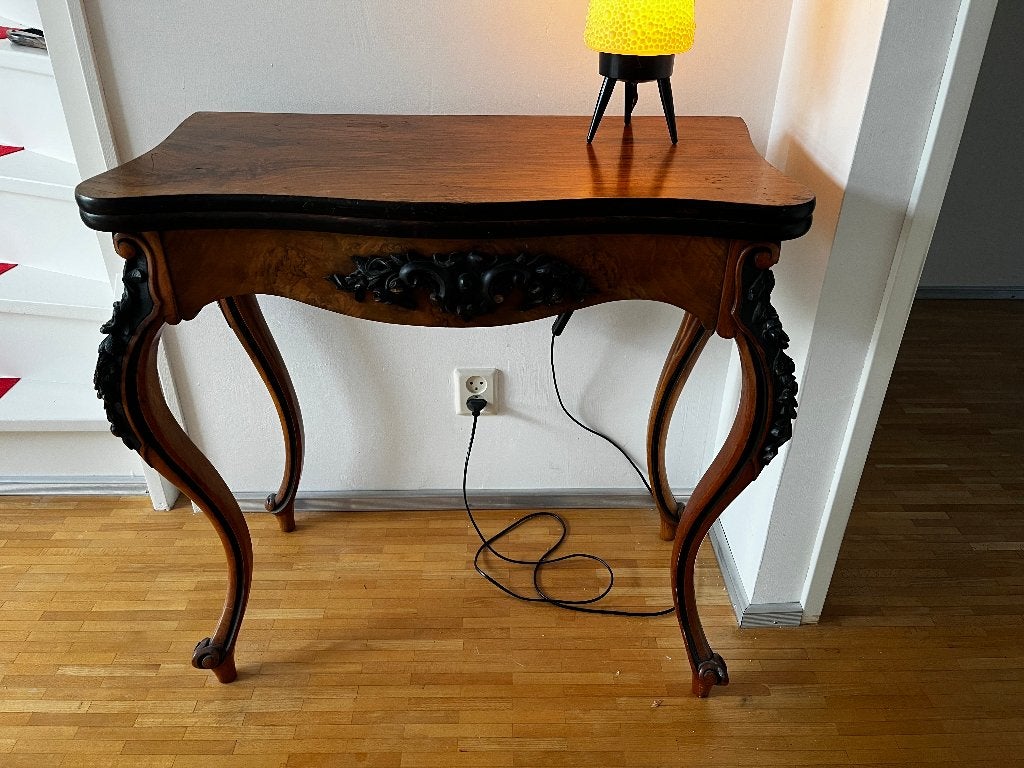 antieke franse kaarttafel louis XV stijl, Ophalen