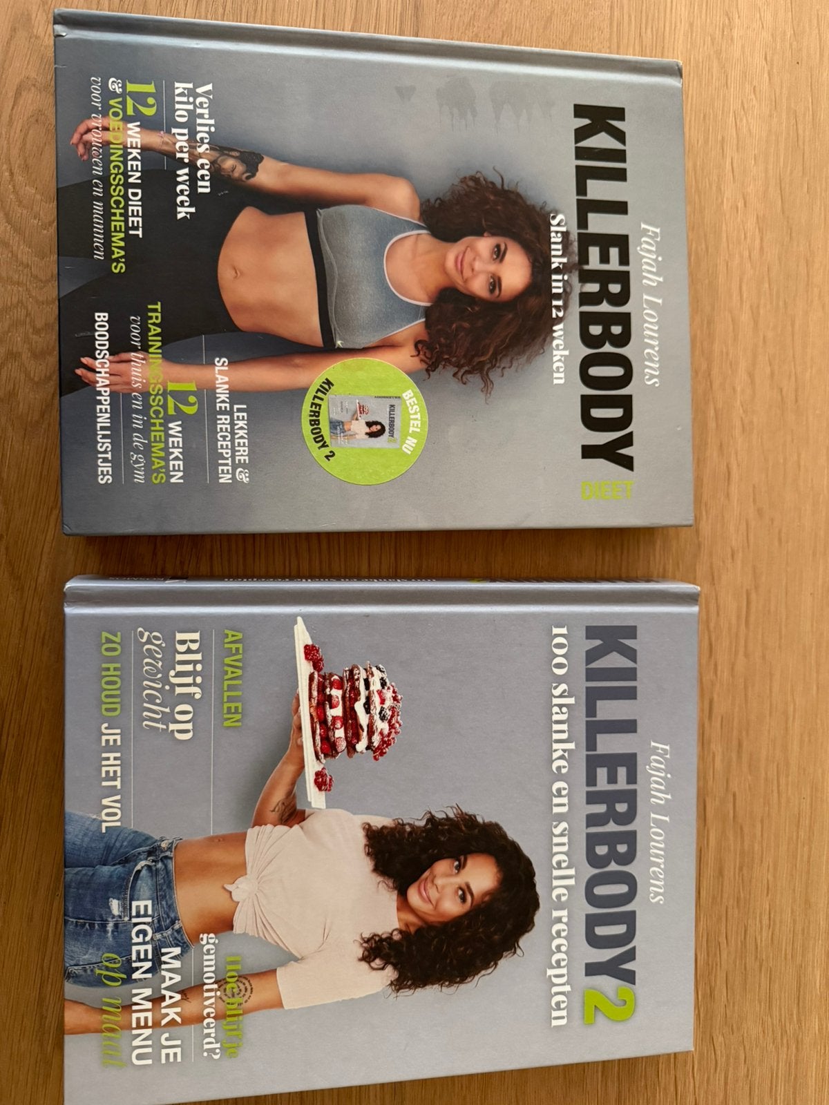 Killerbody Dieet & Killerbody 2: Afslankboeken van Fajah Lou, Ophalen of Verzenden, Zo goed als nieuw, Dieet en Voeding