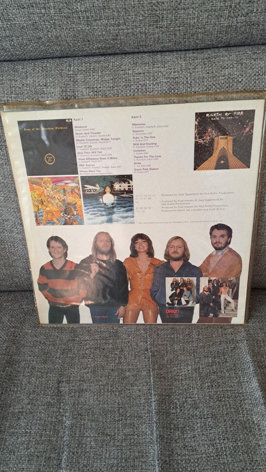 vinyl LP   EARTH & FIRE  greatest hits, Cd's en Dvd's, Beschermende buitenhoes, LP, Pop, Ophalen of Verzenden
