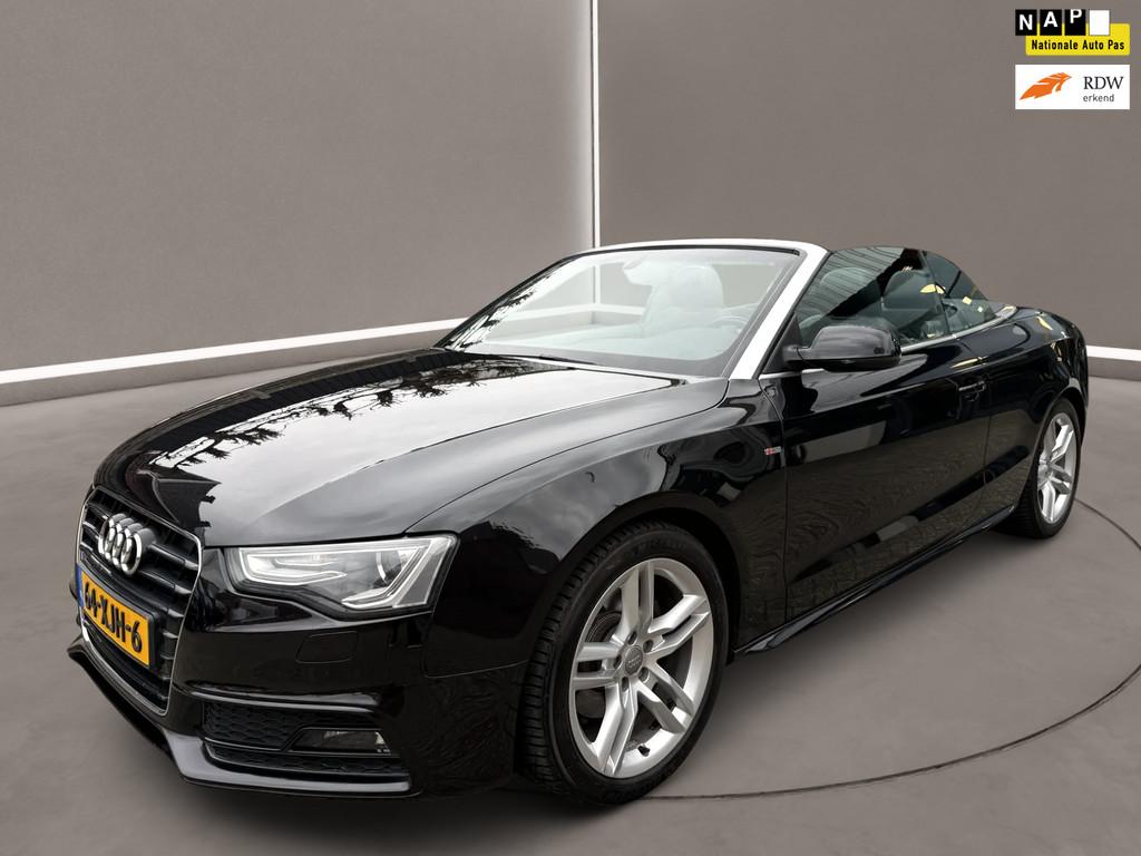 Audi A5 Cabriolet 1.8 TFSI S- Line 170 Pk Airco Navi Leer Xe, Voorwielaandrijving, Euro 5, Gebruikt, Cabriolet