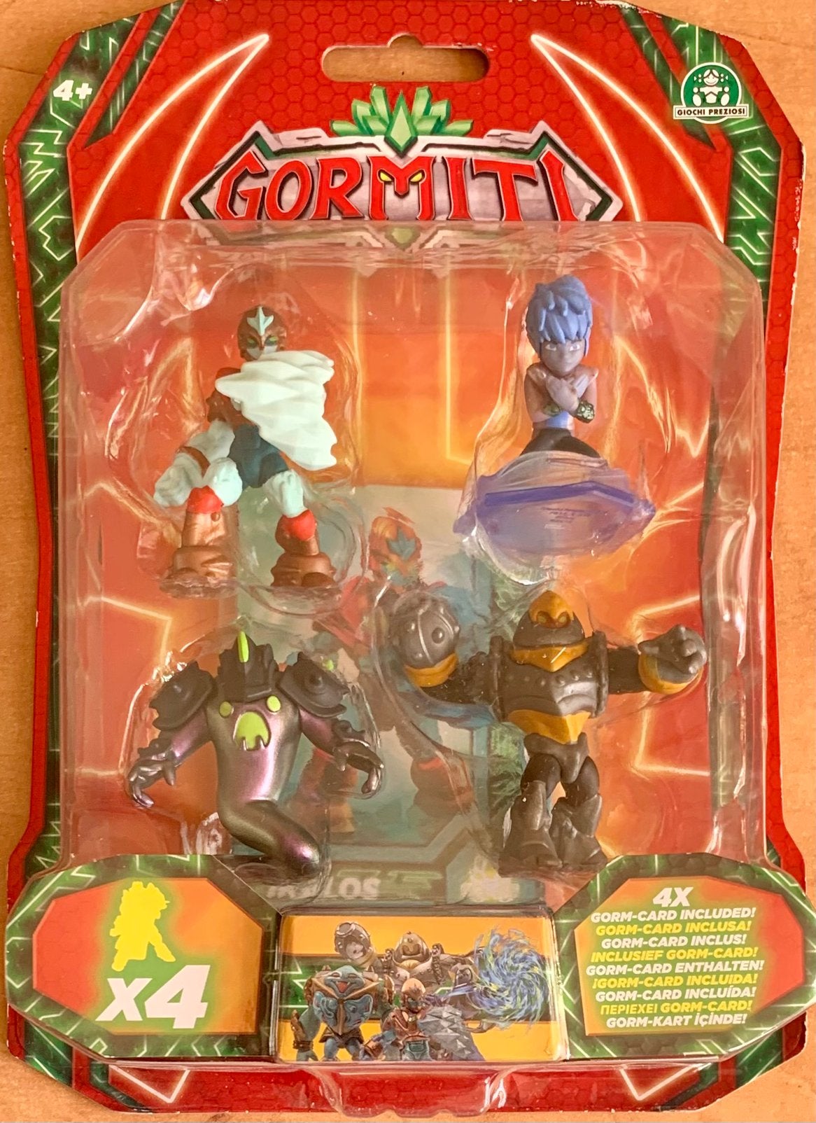 Gormiti 4 Mini Figures [Incl. Gorm Kaart], Ophalen of Verzenden, Nieuw