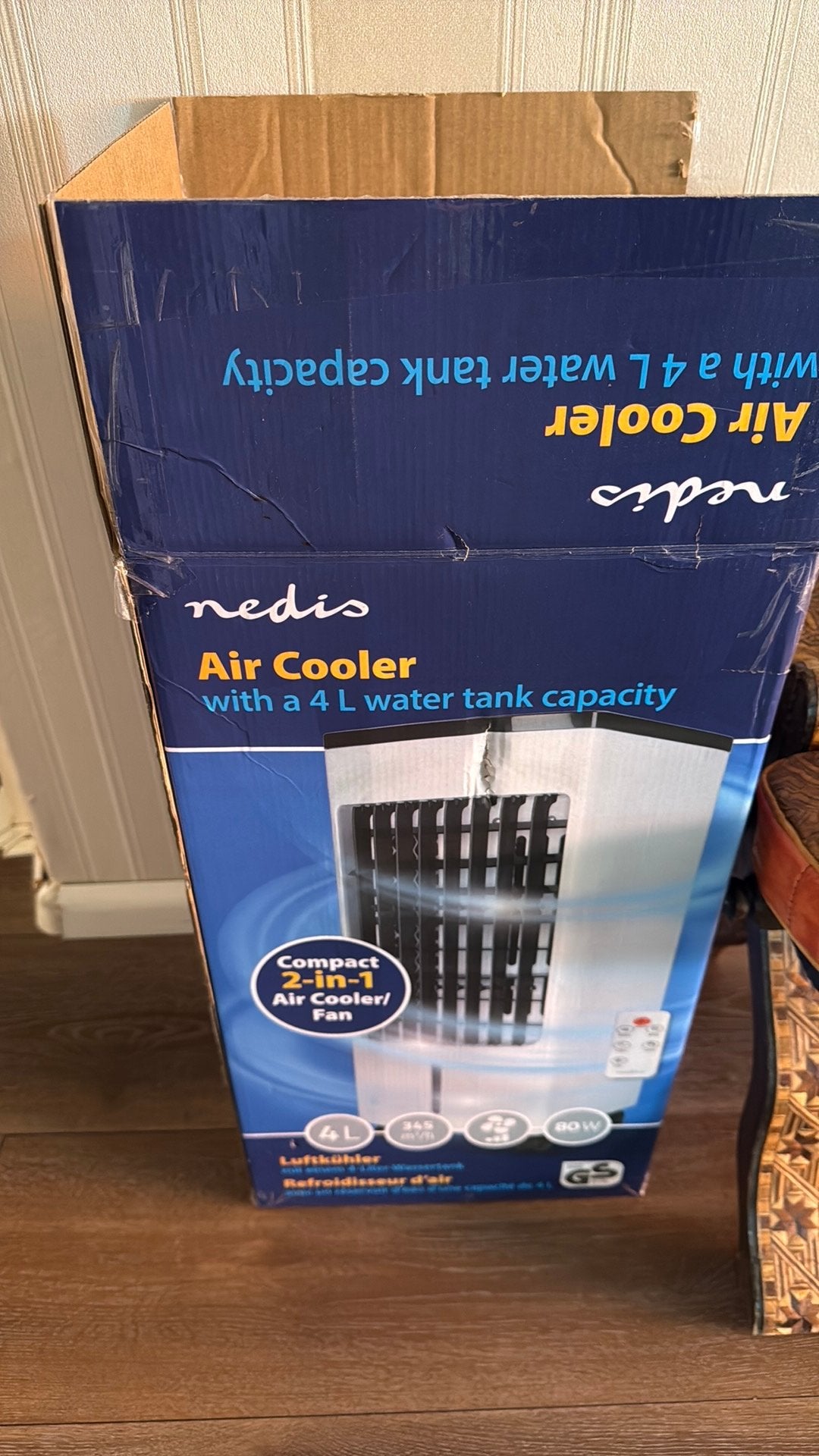 Air cooler, Minder dan 60 m³, 3 snelheden of meer, Ophalen of Verzenden, Zo goed als nieuw