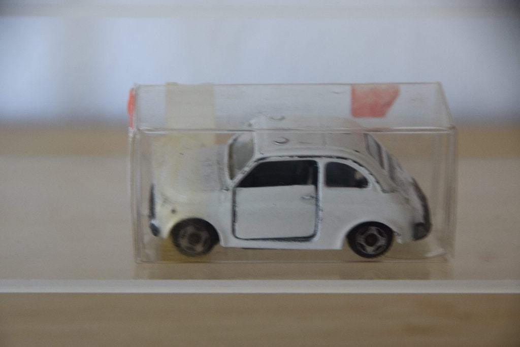 fiat 500  polistil, Hobby en Vrije tijd, Modelauto's | 1:43, Ophalen of Verzenden, Gebruikt, Auto, Overige merken
