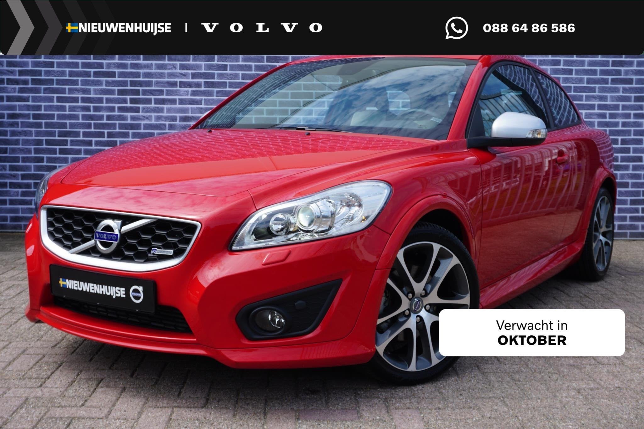 Volvo C30 2.5 T5 R-Design | Uniek! | Keyless Entry | Regense, Auto's, Volvo, Euro 5, Stof, Gebruikt, Automatische klimaatregeling